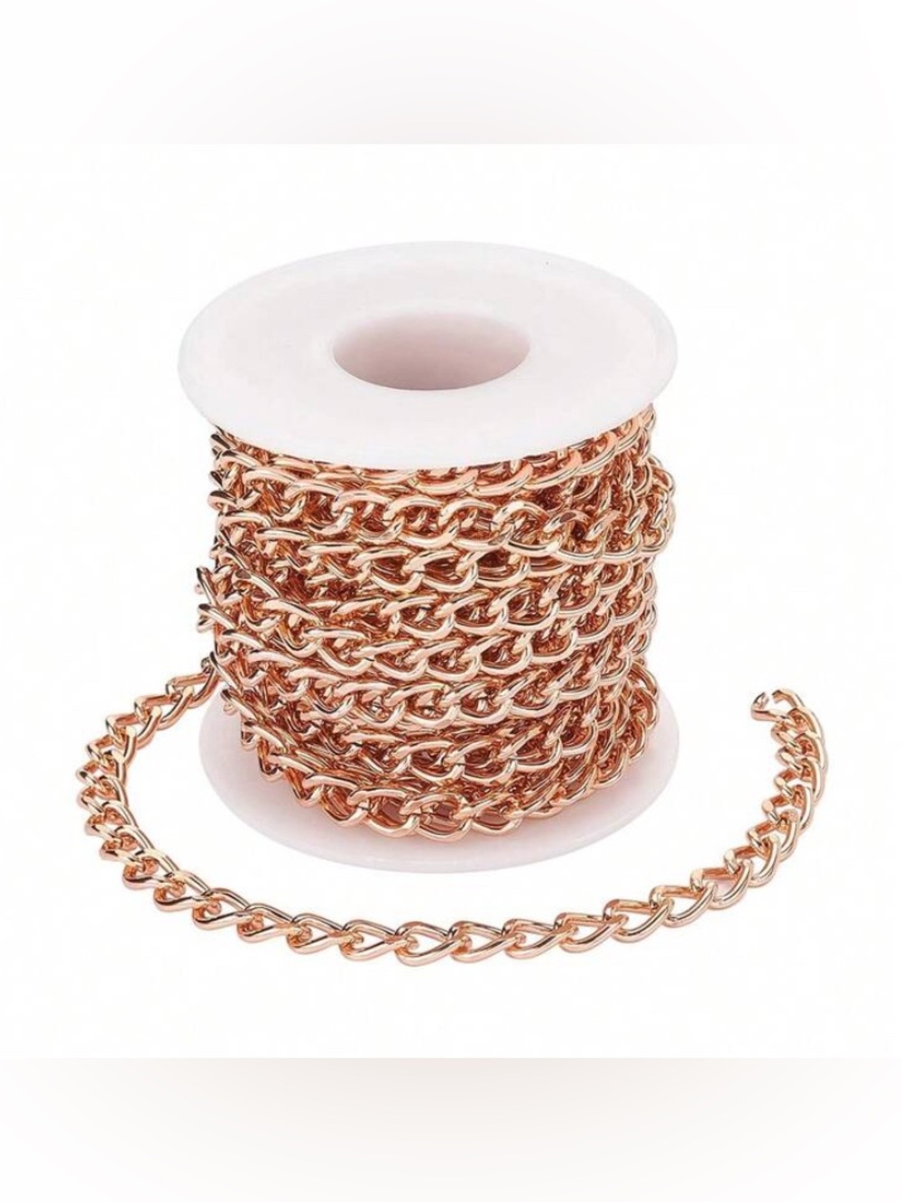 2 Rolls of Rose Gold Chain